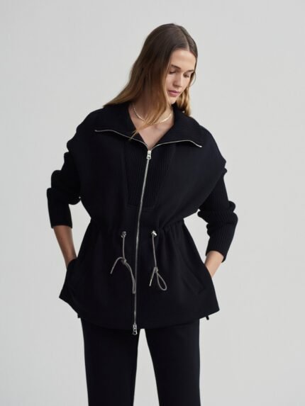 Varley Palen Longline Zip Through